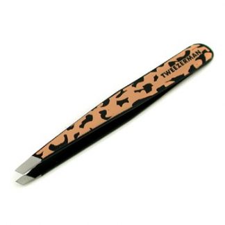 TWEEZERMAN SLANT TWEEZER (PATTERN PRINTS) - ANIMAL PRINT/ LEOPARD -