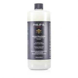 PHILIP B AFRICAN SHEA BUTTER GENTLE &AMP; CONDITIONING SHAMPOO (FOR ALL HAIR TYPES, NORMAL TO COLOR-TREATED) 947ML/32OZ