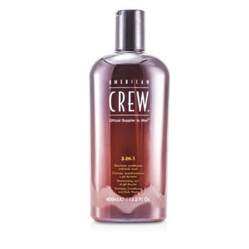 AMERICAN CREW MEN CLASSIC 3-IN-1 SHAMPOO, CONDITIONER &AMP; BODY WASH 450ML/15.2OZ