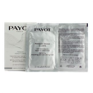 PAYOT ABSOLUTE PURE WHITE MASQUE VISAGE CLARTE LIGHTENING SMOOTHING AND REDENSIFYING MASK 5X21ML/0.71OZ