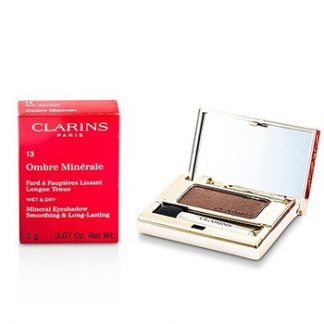 CLARINS OMBRE MINERALE SMOOTHING &AMP; LONG LASTING MINERAL EYESHADOW - # 13 DARK CHOCOLATE 2G/0.07OZ