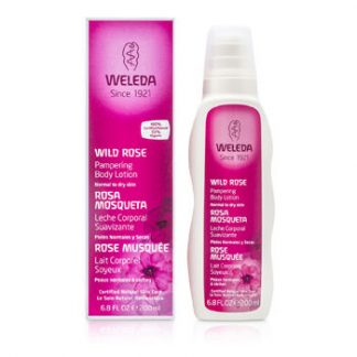 WELEDA WILD ROSE PAMPERING BODY LOTION FOR NORMAL TO DRY SKIN 200ML/6.8OZ
