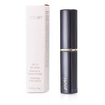 JOUER SPF 15 LIP SHEER HYDRATING SHEER LIPSTICK - # ST. TROPEZ 2.8G/0 JOUER SPF 15 LIP SHEER HYDRATING SHEER LIPSTICK - # ST. TROPEZ 2.8G/0.1OZ