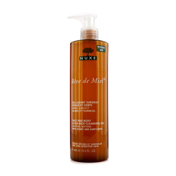 NUXE REVE DE MIEL FACE &AMP; BODY ULTRA-RICH CLEANSING GEL (DRY &AMP; SENSITIVE SKIN) 400ML/13.5OZ