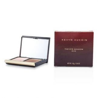 KEVYN AUCOIN THE EYE SHADOW DUO - # 211 PINK SHELL/ DEEP TAUPE 4.8G/0.16OZ