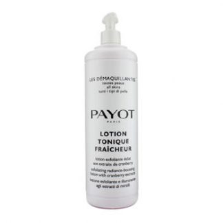 PAYOT LES DEMAQUILLANTES LOTION TONIQUE FRAICHEUR EXFOLIATING RADIANCE-BOOSTING LOTION - FOR ALL SKIN TYPE (SALON SIZE) 1000ML/33.8OZ
