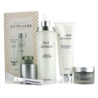 GLOTHERAPEUTICS CYTO-LUXE COLLECTION (LIMITED EDITION): BODY LOTION + CLEANSER + MASK + MASK APPLICATOR 4PCS