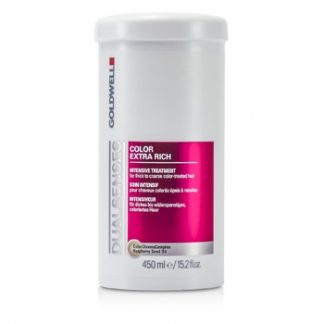 GOLDWELL DUAL SENSES COLOR EXTRA RICH INTENSIVE TREATMENT - FOR THICK TO COARSE COLOR-TREATED HAIR (SALON PRODUCT) 450ML/15.2OZ