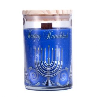 TERRA ESSENTIAL SCENTS HAND-POURED SOY CANDLE - HAPPY HANUKKAH 12OZ