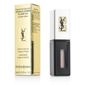 YVES SAINT LAURENT ROUGE PUR COUTURE VERNIS A LEVRES PLUMP UP GLOSSY STAIN - #200 ROSE NU 6ML/0.2OZ