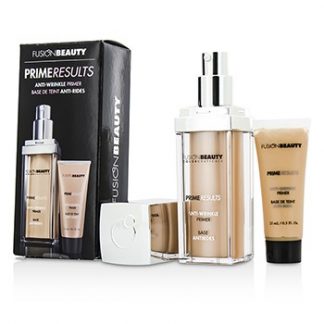 FUSION BEAUTY PRIME RESULTS ANTI WRINKLE SET: 1X ANTI WRINKLE PRIMER + 1X MINI ANIT WRINKLE PRIMER 2PCS