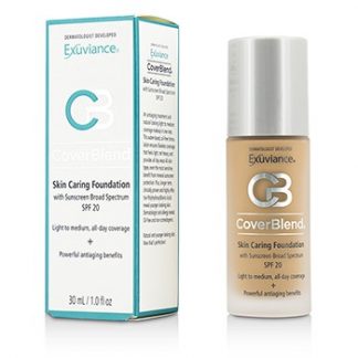 EXUVIANCE COVERBLEND SKIN CARING FOUNDATION SPF20 - # HONEY SAND 30ML/1OZ