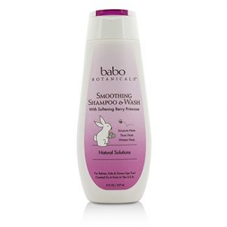 BABO BOTANICALS SMOOTHING SHAMPOO &AMP; WASH (FOR TANGLY OR UNRULY HAIR) 237ML/8OZ