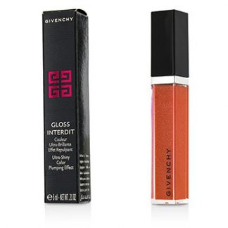 GIVENCHY GLOSS INTERDIT ULTRA SHINY COLOR PLUMPING EFFECT - # 30 CANDIDE TANGERINE 6ML/0.21OZ
