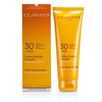CLARINS SUN CARE CREAM HIGH PROTECTION SPF30 (FOR SUN-SENSITIVE SKIN) 125ML/4 CLARINS SUN CARE CREAM HIGH PROTECTION SPF30 (FOR SUN-SENSITIVE SKIN) 125ML/4.4OZ