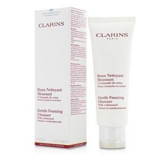 CLARINS GENTLE FOAMING CLEANSER WITH COTTONSEED - NORMAL OR COMBINATION SKIN 125ML/4.4OZ