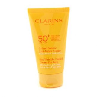 CLARINS SUN WRINKLE CONTROL CREAM VERY HIGH PROTECTION FOR FACE UVB/UVA 50+ 75ML/2.6OZ