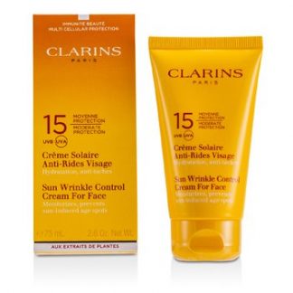 CLARINS SUN WRINKLE CONTROL CREAM MODERATE PROTECTION FOR FACE SPF 15 75ML/2.7OZ