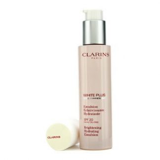 CLARINS WHITE PLUS TOTAL LUMINESCENT BRIGHTENING HYDRATING EMULSION SPF20 / PA+++ 75ML/2.5OZ