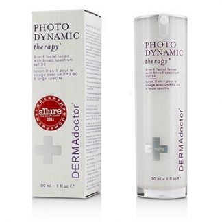 DERMADOCTOR PHOTODYNAMIC THERAPY 3-IN-1 FACIAL LOTION SPF 30 30ML/1OZ