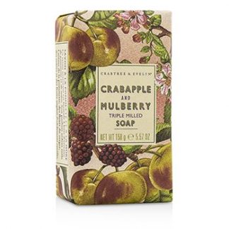 CRABTREE &AMP; EVELYN CRABAPPLE &AMP; MULBERRY TRIPLE MILLED SOAP 158G/5.57OZ