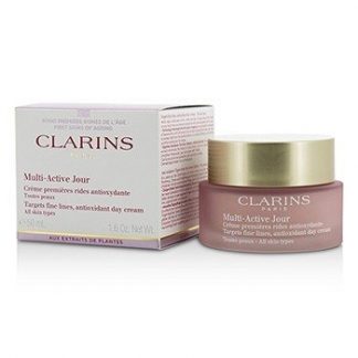 CLARINS MULTI-ACTIVE DAY TARGETS FINE LINES ANTIOXIDANT DAY CREAM - FOR ALL SKIN TYPES 50ML/1.6OZ