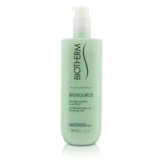BIOTHERM BIOSOURCE PURIFYING &AMP; MAKE-UP REMOVING MILK - FOR NORMAL/COMBINATION SKIN 400ML/13.52OZ