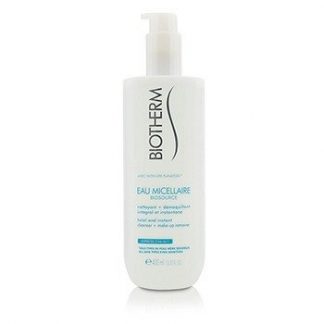 BIOTHERM BIOSOURCE EAU MICELLAIRE TOTAL &AMP; INSTANT CLEANSER + MAKE-UP REMOVER - FOR ALL SKIN TYPES 400ML/13.52OZ