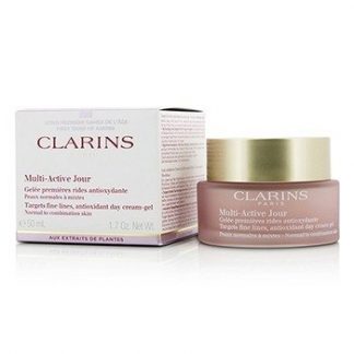 CLARINS MULTI-ACTIVE DAY TARGETS FINE LINES ANTIOXIDANT DAY CREAM-GEL - FOR NORMAL TO COMBINATION SKIN 50ML/1.7OZ