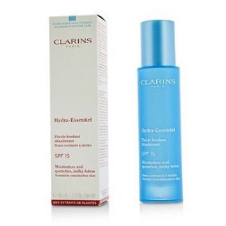 CLARINS HYDRA-ESSENTIEL MOISTURIZES &AMP; QUENCHES MILKY LOTION SPF 15 - NORMAL TO COMBINATION SKIN 50ML/1.7OZ