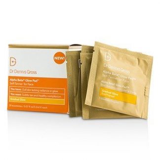DR DENNIS GROSS ALPHA BETA GLOW PAD FOR FACE - GRADUAL GLOW 20 TOWELETTES