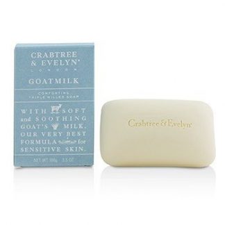 CRABTREE &AMP; EVELYN GOATMILK COMFORTING TRIPLE MILLED SOAP 100G/3.5OZ