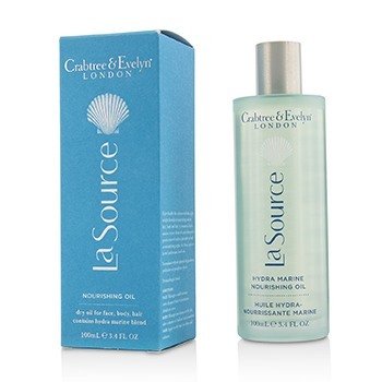 CRABTREE &AMP; EVELYN LA SOURCE NOURISHING OIL (HYDRA MARINE DRY OIL FOR FACE, BODY, HAIR) 100ML/3.4OZ