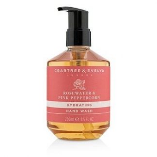 CRABTREE &AMP; EVELYN ROSEWATER &AMP; PINK PEPPERCORN HYDRATING HAND WASH 250ML/8.5OZ