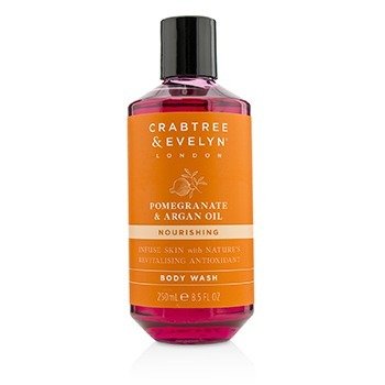 CRABTREE &AMP; EVELYN POMEGRANATE &AMP; ARGAN OIL NOURISHING BODY WASH 250ML/8.5OZ