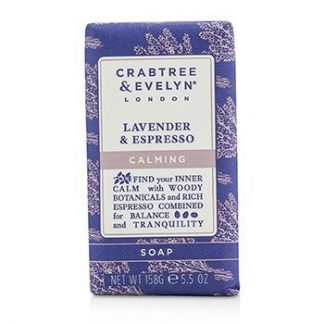 CRABTREE &AMP; EVELYN LAVENDER &AMP; ESPRESSO CALMING SOAP 158G/5.5OZ