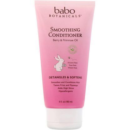 BABO BOTANICALS, SMOOTHING CONDITIONER, BERRY & EVENING PRIMEROSE, 6 FL OZ / 180ml