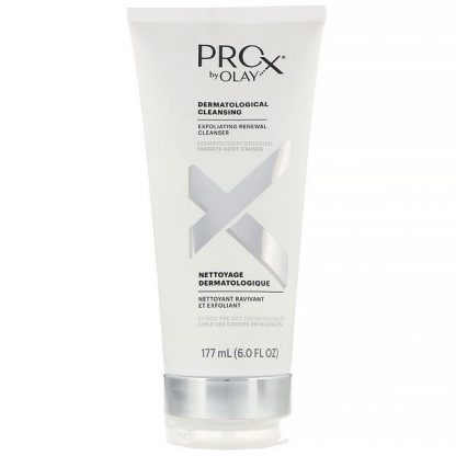 Olay, ProX, Dermatological Cleansing, Exfoliating Renewal Cleanser, 6 fl oz (177 ml)