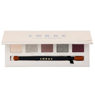 Lorac, Unzipped Elegance Eye Shadow Palette with Dual-Ended Brush, 0.37 oz (10.5 g)