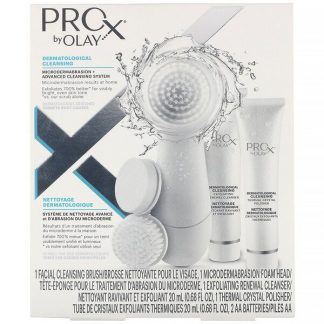 Olay, ProX, Dermatological Cleansing, Microdermabrasion + Advanced Cleansing System, 5 Piece Set