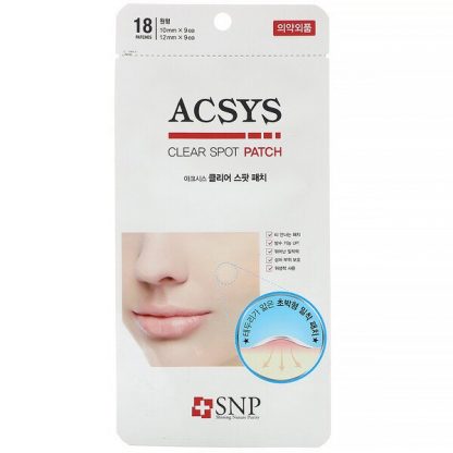 SNP, ACSYS, Clear Spot Patch, 18 Patches