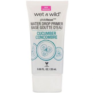 Wet n Wild, PhotoFocus, Water Drop Primer, Cucumber, 0.68 fl oz (20 ml)