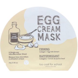 Too Cool for School, Egg Cream Mask, Firming, 1 Sheet, 0.98 oz (28 g)