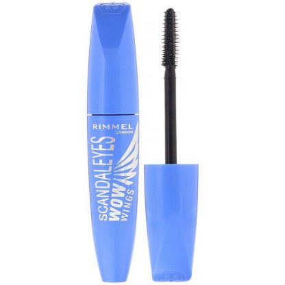 Rimmel London, Scandaleyes Wow Wings Mascara, Waterproof, 001 Black, 0.40 fl oz (12 ml)