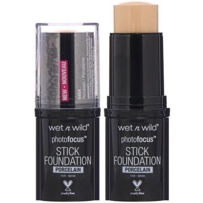 Wet n Wild, PhotoFocus Stick Foundation, Porcelain, 0.42 oz (12 g)