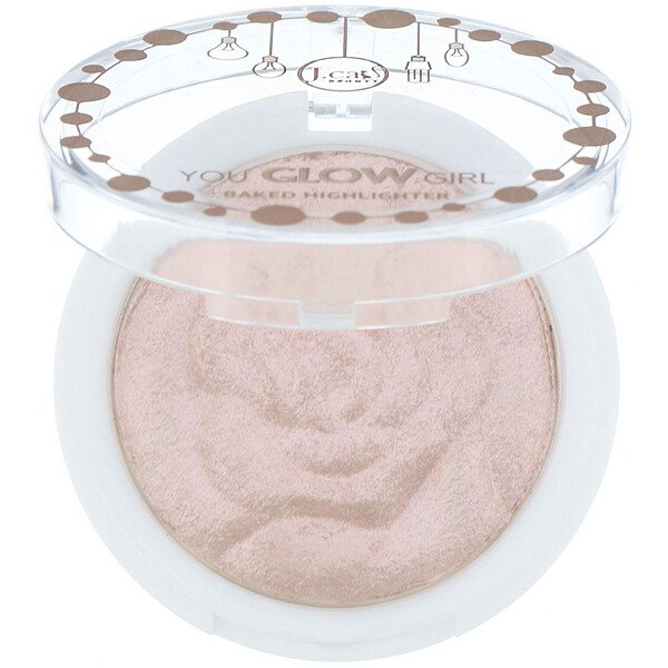 J.Cat Beauty, You Glow Girl, Baked Highlighter, YGG106 Bella Rose, 0.30 oz (8.5 g)