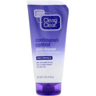 Clean & Clear, Continuous Control Acne Cleanser, Daily Formula, 5 oz (142 g)