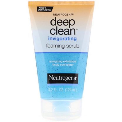 Neutrogena, Deep Clean, Invigorating Foaming Scrub, 4.2 fl oz (124 ml)