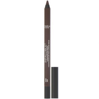 L'Oreal, Infallible Pro-Last Waterproof Pencil Eyeliner, 940 Brown, 0.042 fl oz (1.2 g)