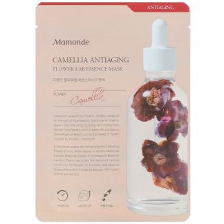 Mamonde, Camellia Anti-Aging, Flower Lab Essence Mask, 1 Sheet, 25 ml